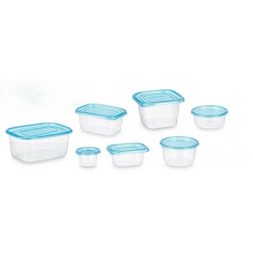 Lunchldor, set Leknes Bl Grn polypropen 50 Delar (4 antal)