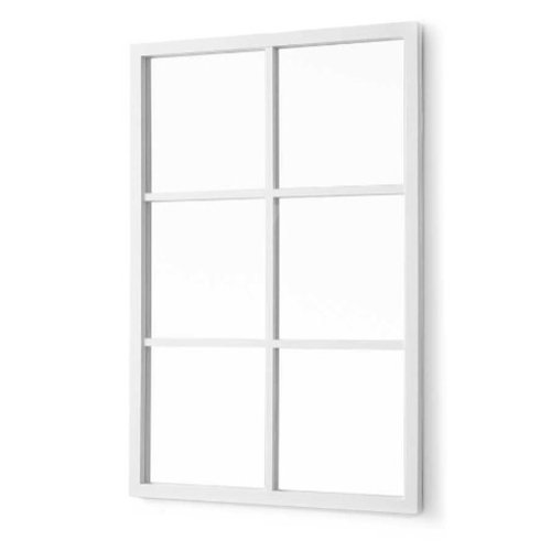 Vggspegel Gift Decor Vit Terek 70 x 47 x 2 cm (6 antal)