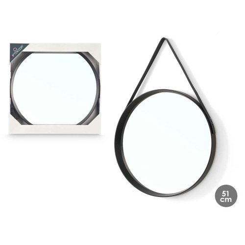 Vggspegel Gift Decor Svart 51 x 4,5 x 76 cm (6 antal)