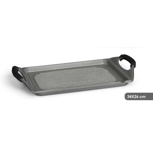 Barbecue Kinvara Vit R�d Gr� Silikon Aluminium 34 x 26 cm