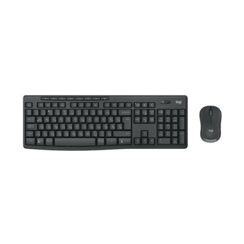 Tangentbord och Mus Logitech MK370 Grafit Qwerty portugisiska