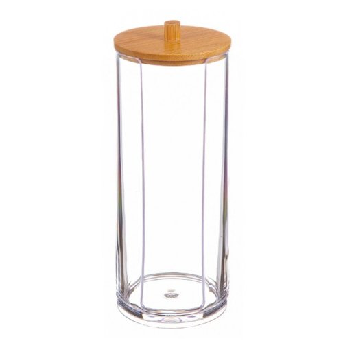 Lda med lock Ballete 7,3 x 18,5 cm Sminkdynor i bomull Bambu