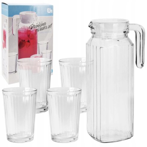 Set med kanna och glas Excellent Houseware ye9000500 200 ml 1,1