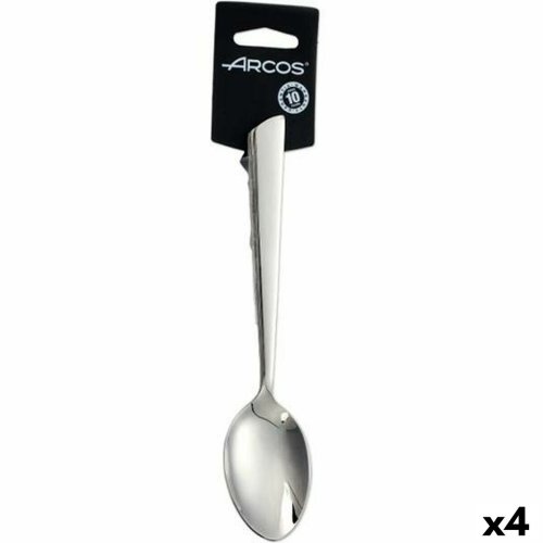Set med skedar Arcos Toscana 20 cm Silvrig Rostfritt stl (4 ant