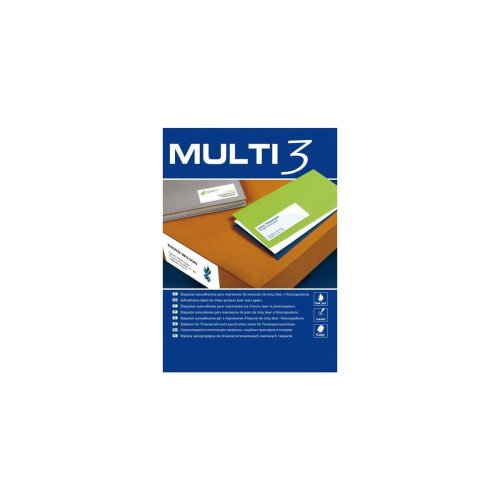 Etiketter till Skrivare MULTI 3 Vit Upprtt 100 Blad 70 x 33,8 m
