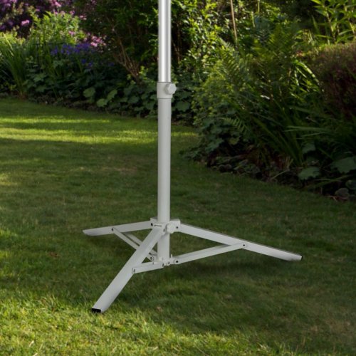 Parasollfot Aktive Vit Metall 61 x 49,5 x 61 cm (6 antal)
