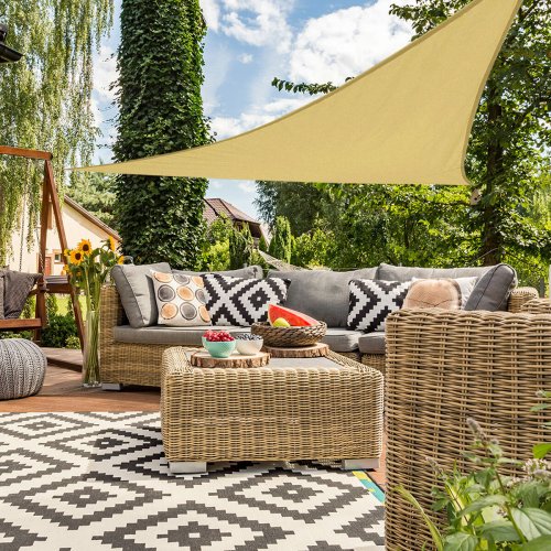 Skugga segel Aktive Triangulr 360 x 0,3 x 360 cm (6 antal)