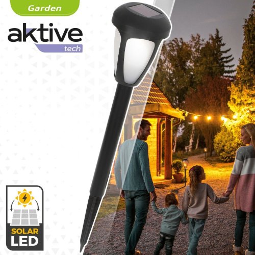 Uppsttning med solcellsstav Aktive 12 Delar Plast 7 x 37 x 7 cm