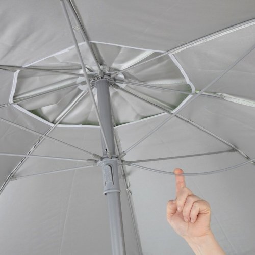 Naperny? Aktive UV50  200 cm Bl Polyester Aluminium 200 x 198,