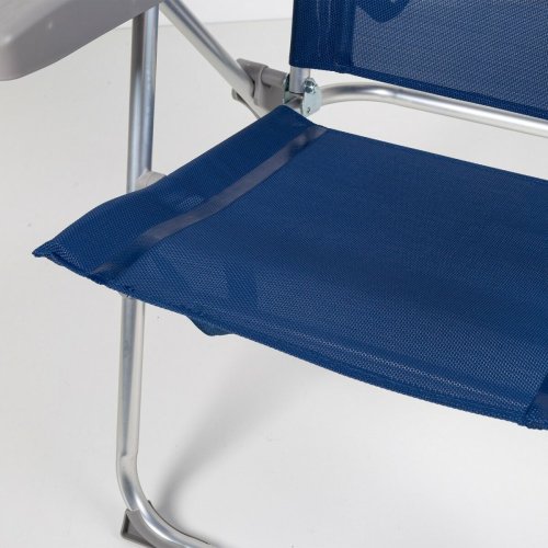 Strandstol Aktive Slim Hopfllbar Marinbl 47 x 107 x 66 cm (4 a