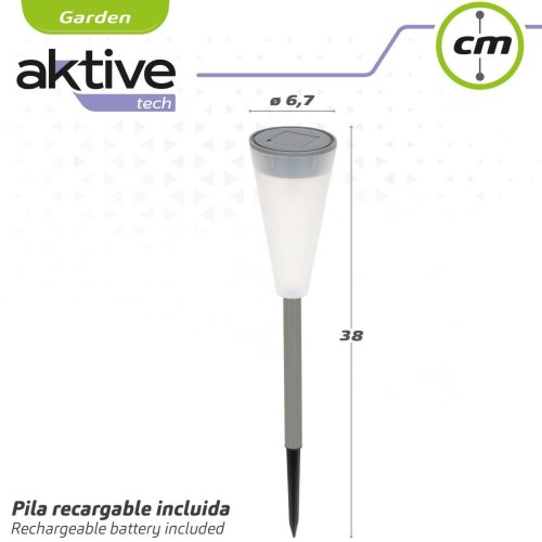Solcellsdriven trdgrdspinne Aktive Plast 6,7 x 39 x 6,7 cm (24
