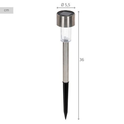 Solcellsdriven trdgrdspinne Aktive Plast 5,5 x 36 x 5,5 cm (24