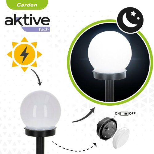 Solcellsdriven trdgrdspinne Aktive Plast 10 x 34 x 10 cm (24 a