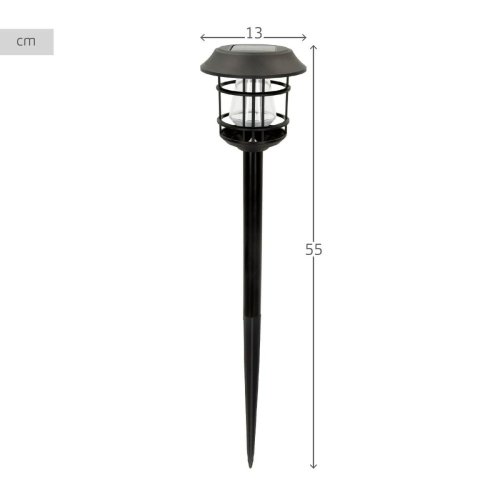 Uppsttning med solcellsstav Aktive 2 Delar Rostfritt stl Plast