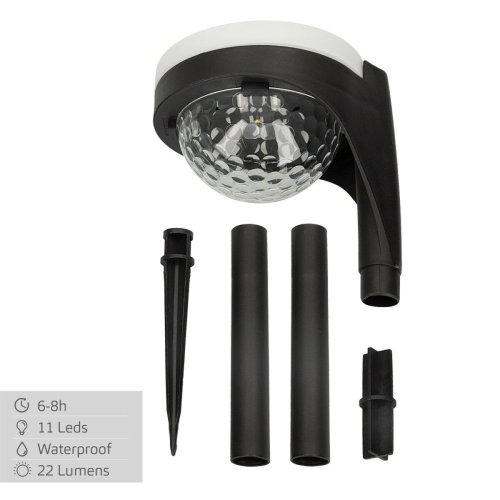Uppsttning med solcellsstav Aktive 2 Delar polypropen 11 x 49 x
