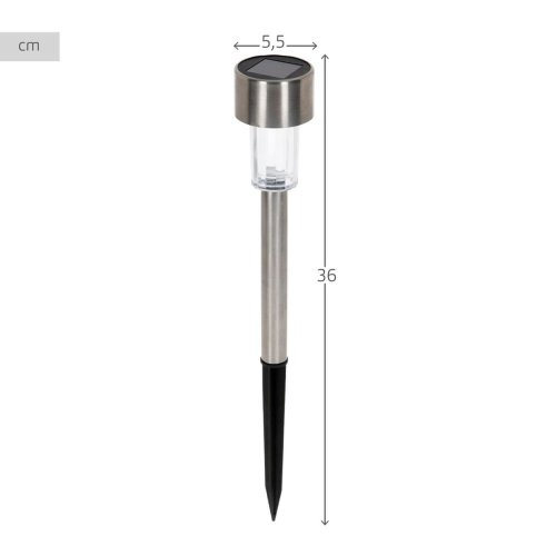 Uppsttning med solcellsstav Aktive 6 Delar Plast 5,5 x 36 x 5,5