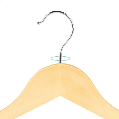 Kldhngarset Max Home Naturell Tr Stl 44,5 x 23 x 1 cm 20 Del
