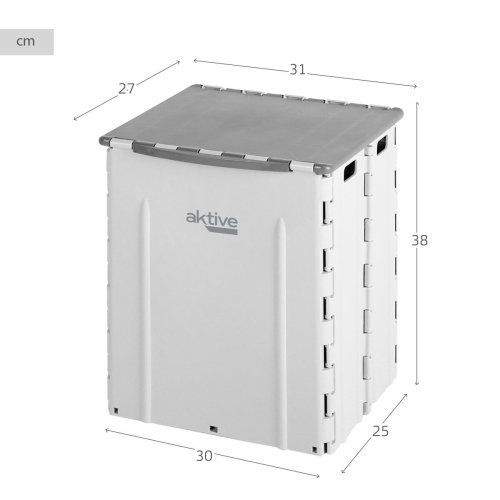 Soptunna Aktive polypropen TPR 31 x 38 x 27 cm (6 antal)