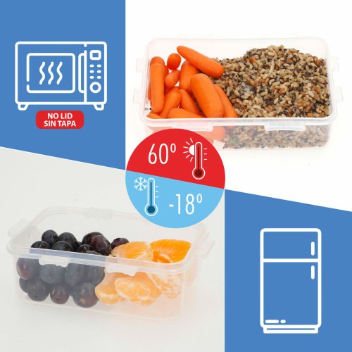 Set med stapelbara, hermetiskt frslutna, matldor Max Home 29 x