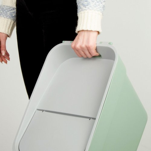 Soptunna Curver Grn Plast 20 L (6 antal)