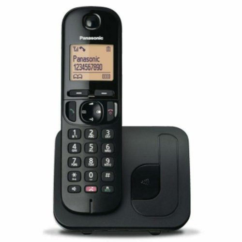 Trdls Telefon Panasonic KX-TGC250SPB Svart 1,6"