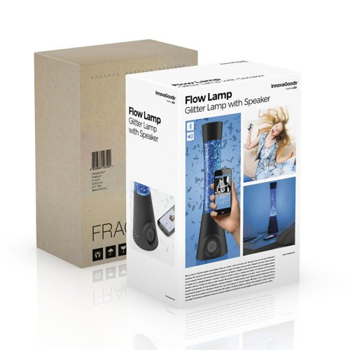 Lavalampa med h�gtalare och Mikrofon Flow Lamp InnovaGoods