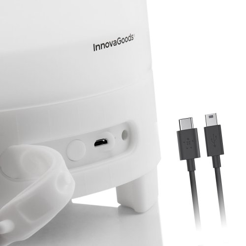 LED-hink med �teruppladdningsbar h�gtalare Sonice InnovaGoods