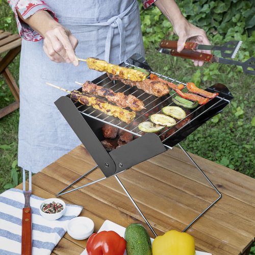 Mini hopfllbar brbar grill fr trkol Foldecue InnovaGoods
