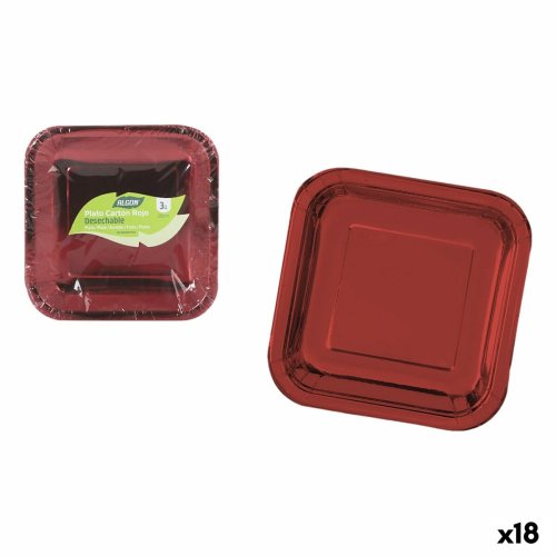 Tallriksset Algon Rd 26 cm 3 Delar (18 antal)