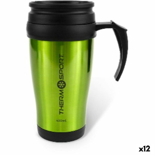 Termosmugg med lock ThermoSport 400 ml (12 antal)