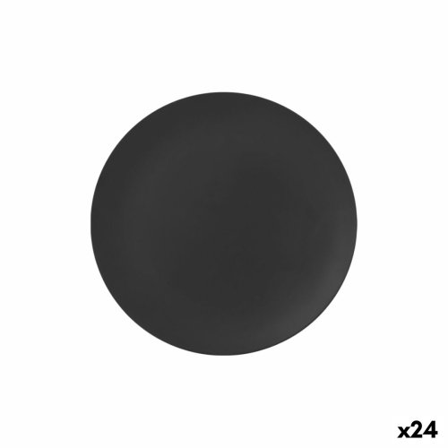 Platt skl La Mediterrnea Svart 25,5 cm (24 antal)