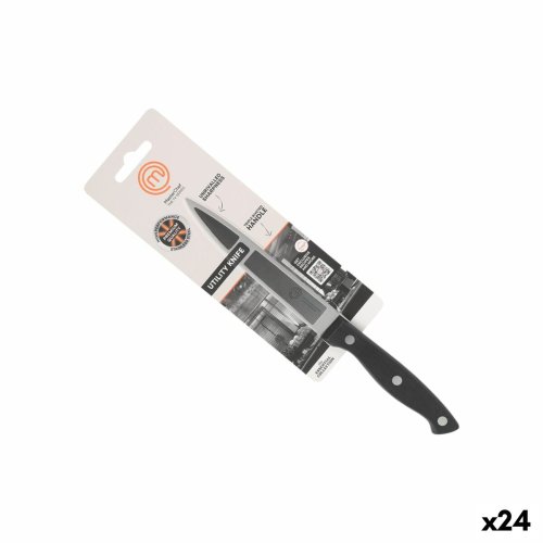 Kkskniv MasterChef Svart Silvrig 12 cm Flera anvndningsomrden