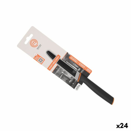 Grnsaksskalarkniv MasterChef Svart Silvrig 11,5 cm (24 antal)