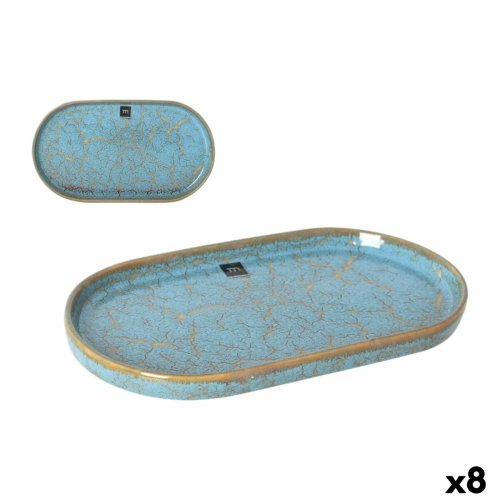 Servingsfat La Mediterrnea Scratch blue (8 antal)