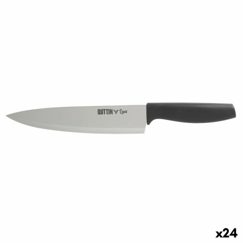 Kkskniv Quttin Laos Svart Silvrig 20 cm (24 antal)