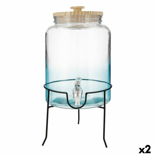 Dryckdispenser Quid Viba Multicolour Glas 7,5 L (2 antal)