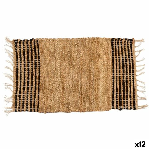 Matta Gift Decor Svart Naturell 60 x 90 cm (12 antal)