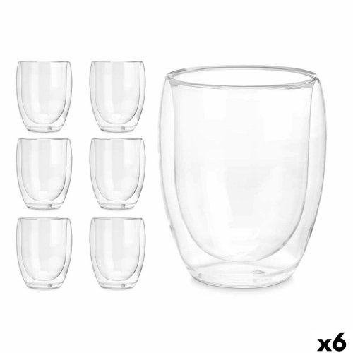 Glas fr vatten Vivalto OCT-DG2061 Transparent Borosilikatglas 3