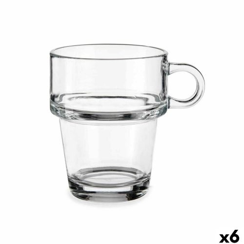 Te- och kaffekopp Vivalto Z908-9/BHA6 Transparent Glas 270 ml (6