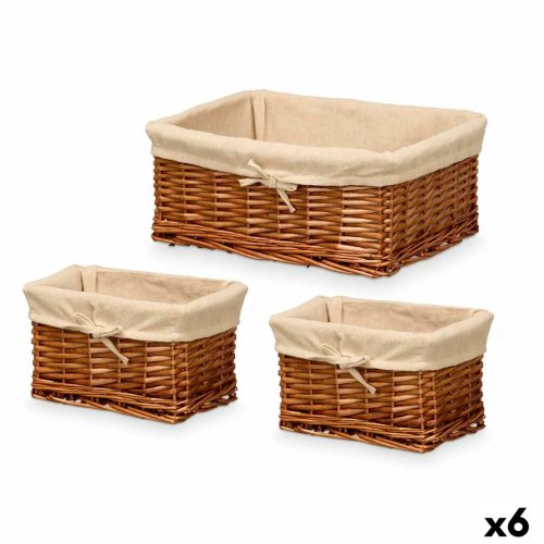 Korgset Kipit HX31449S/3 Naturell Polyester vide Tyg 50 % bomull