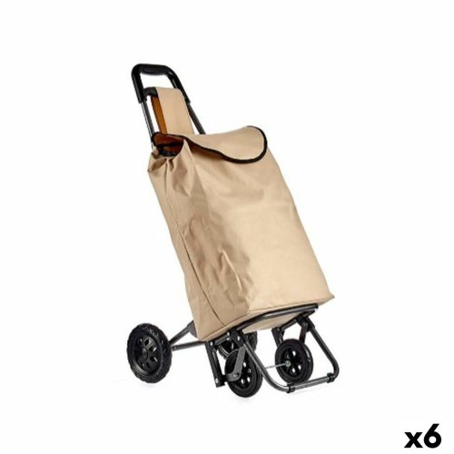 Kundvagn Kinvara WR3069-3 Svart Beige 30 L 22 x 98 x 38 cm (6 an