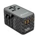 Adapter Verbatim Svart Gr 100 W