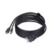 Kabeladapter Startech HU12210-KVM-CABLE Svart