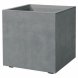 Kruka Deroma Gr 25 cm Plast Fyrkantig Kub  25 cm