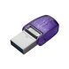 USB-minne Kingston microDuo 3C Purpur 128 GB
