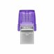 USB-minne Kingston microDuo 3C 64 GB Purpur
