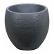 Kruka EDA Graphit Rund Plast Mrkgr ( 50 x 45 cm)