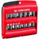Spolset Facom E.120PB F�rvaringsl�da (28 Delar)
