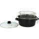 Stekpanna med Korg TheKitchenette 3645580 Svart Glas Stl Bakeli