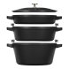 Kastrull Zwilling La Cocotte Svart Gjutjrn 1 Delar  24 cm 1 kg